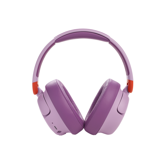 JBL JR 460NC - Pink - Wireless over-ear Noise Cancelling kids headphones - Back
